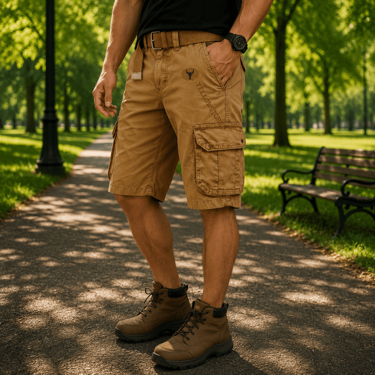 Comfortable Utility Cargo Shorts for Men with Plenty of Storage