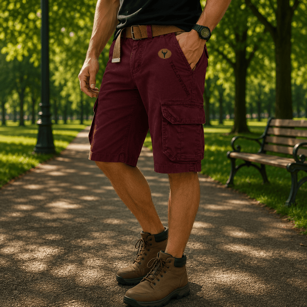 Comfortable Utility Cargo Shorts for Men with Plenty of Storage