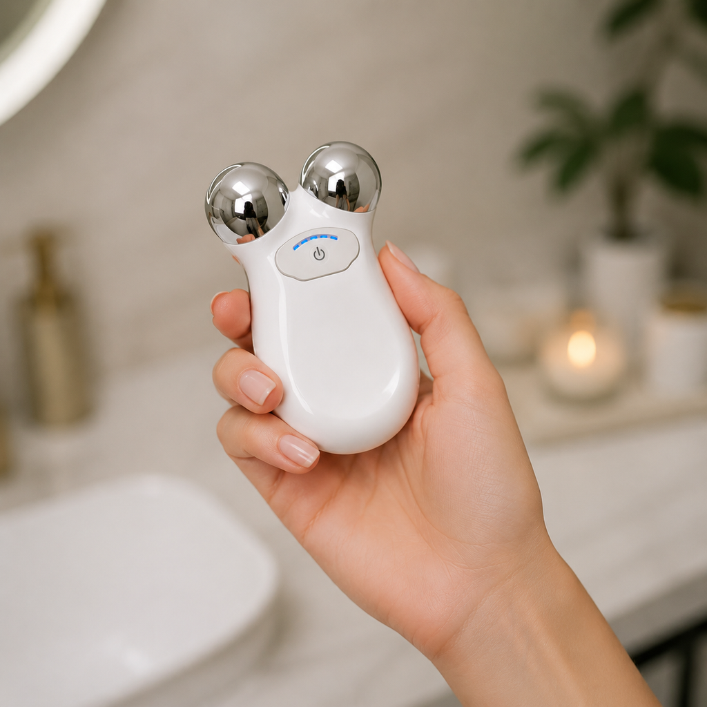 Microcurrent Facial Massager for Defined Contours