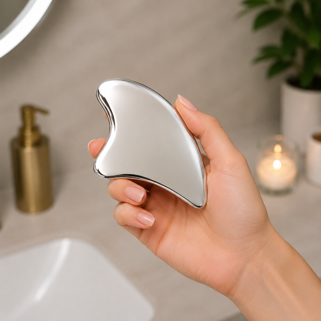 Stainless Steel Gua Sha Tool for Lymphatic Drainage