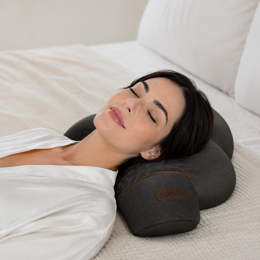 Ergonomic Heated Neck Massager for Tension Relief