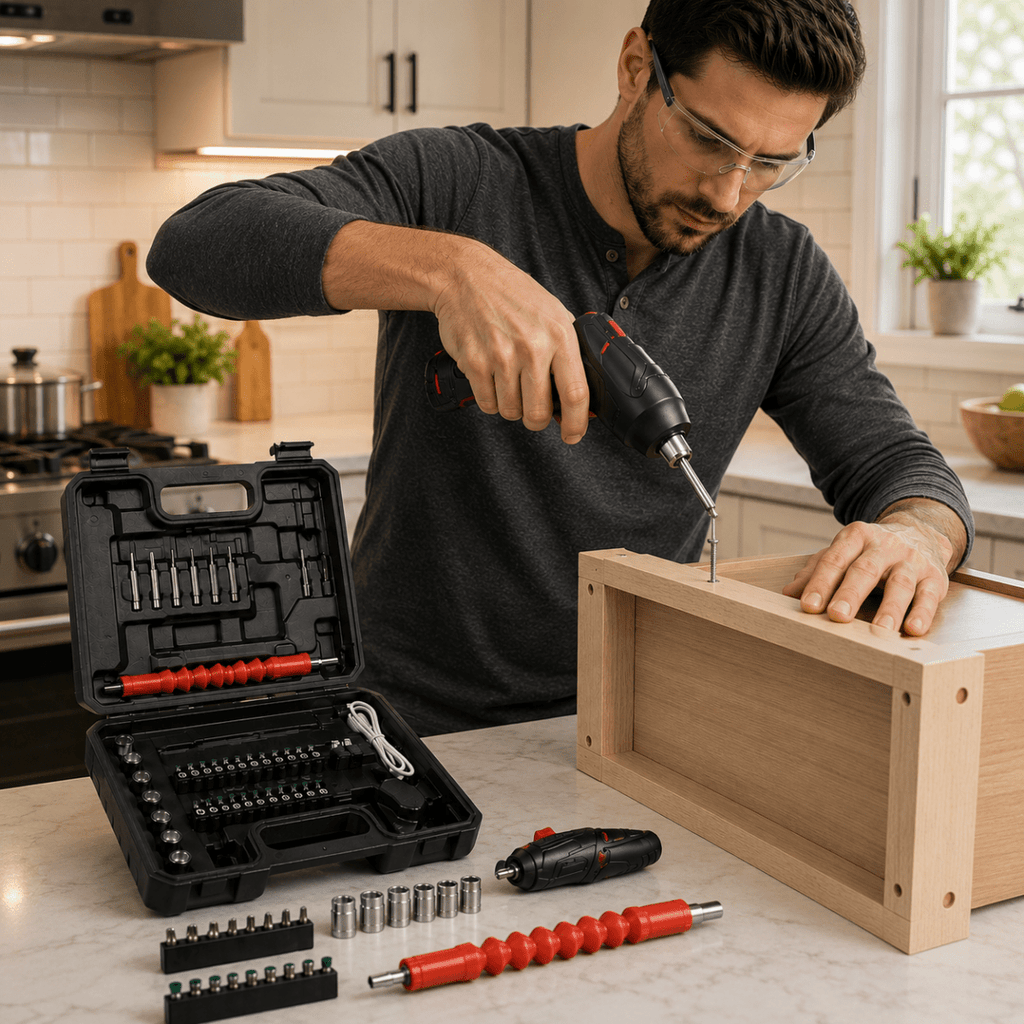 Cordless Screwdriver Set for Homeowners and DIY Projects