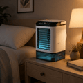 Portable Cooling Fan with Refreshing Spray Function