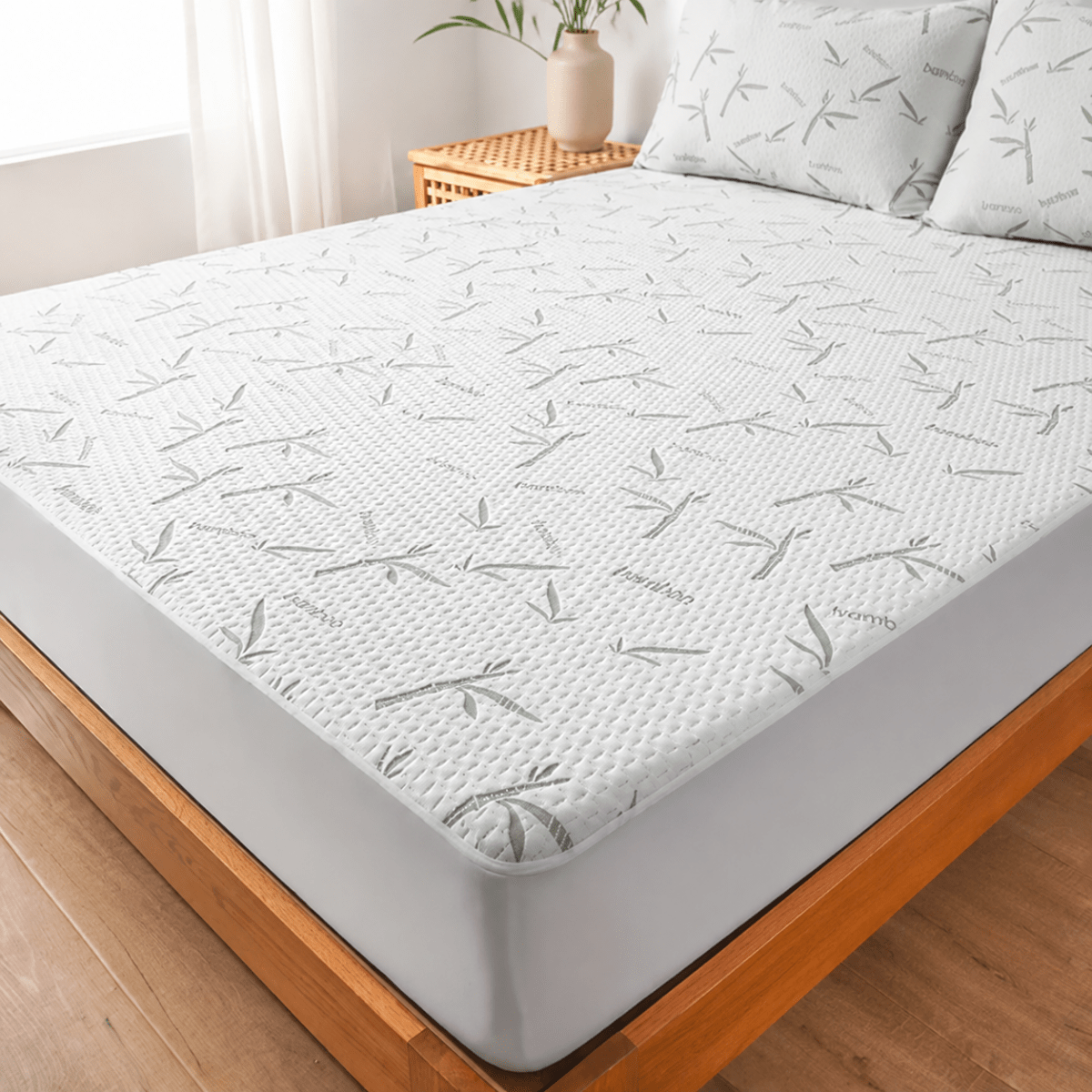 Cooling fitted sheet for fresh and comfortable sleep