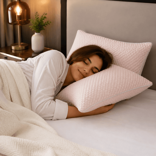 Ergonomisches Kühl-Nackenstützkissen für erholsamen Schlaf  