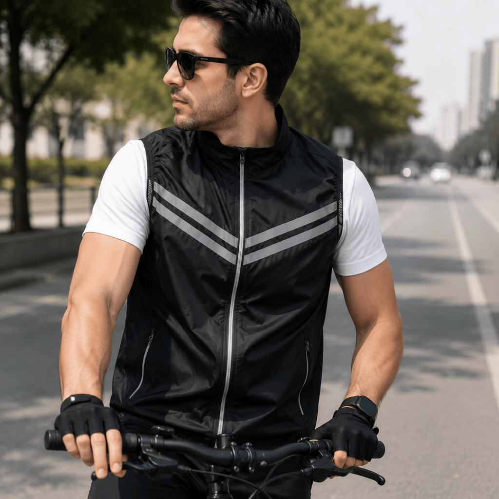 Cooling vest with fan for pleasant summer comfort