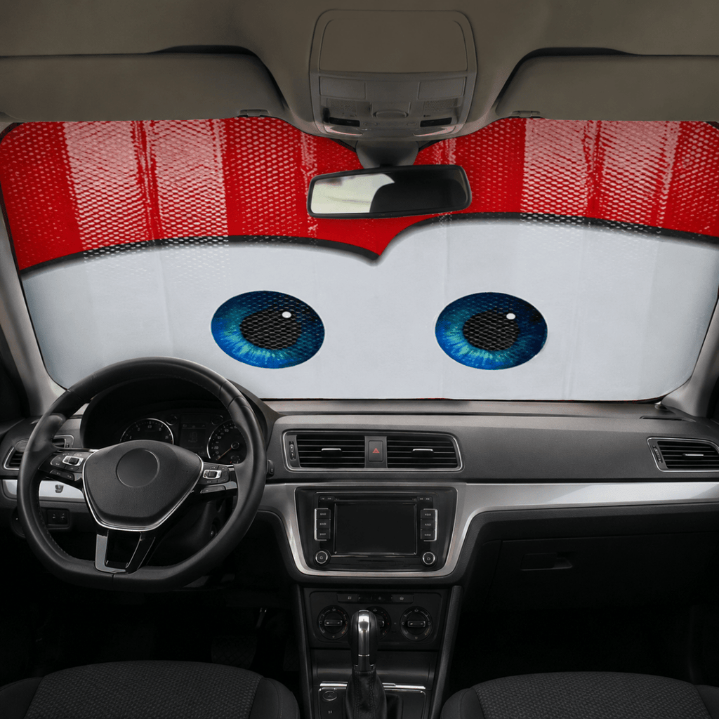 Windshield visor for reliable sun protection