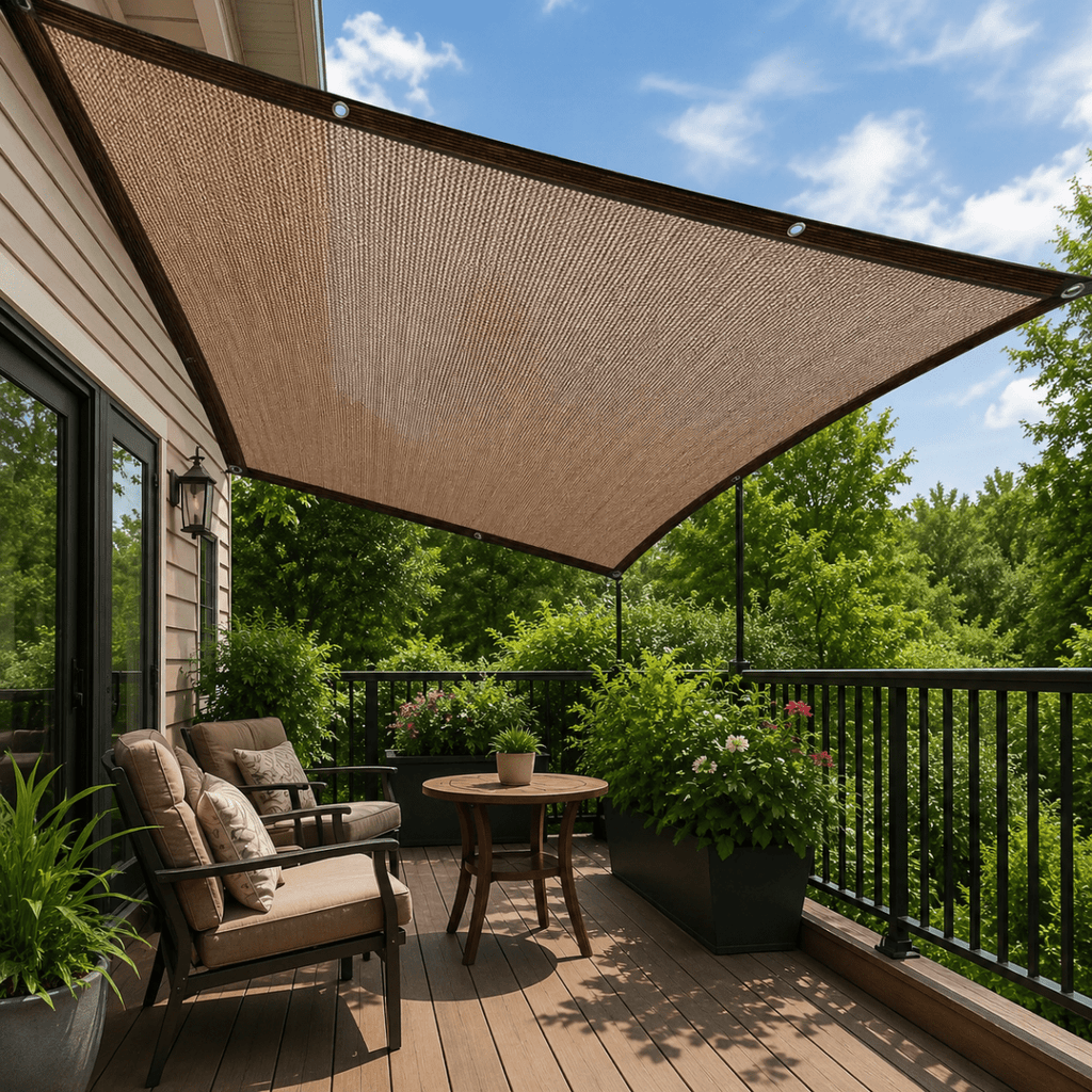 Shading solution for plants and outdoor comfort