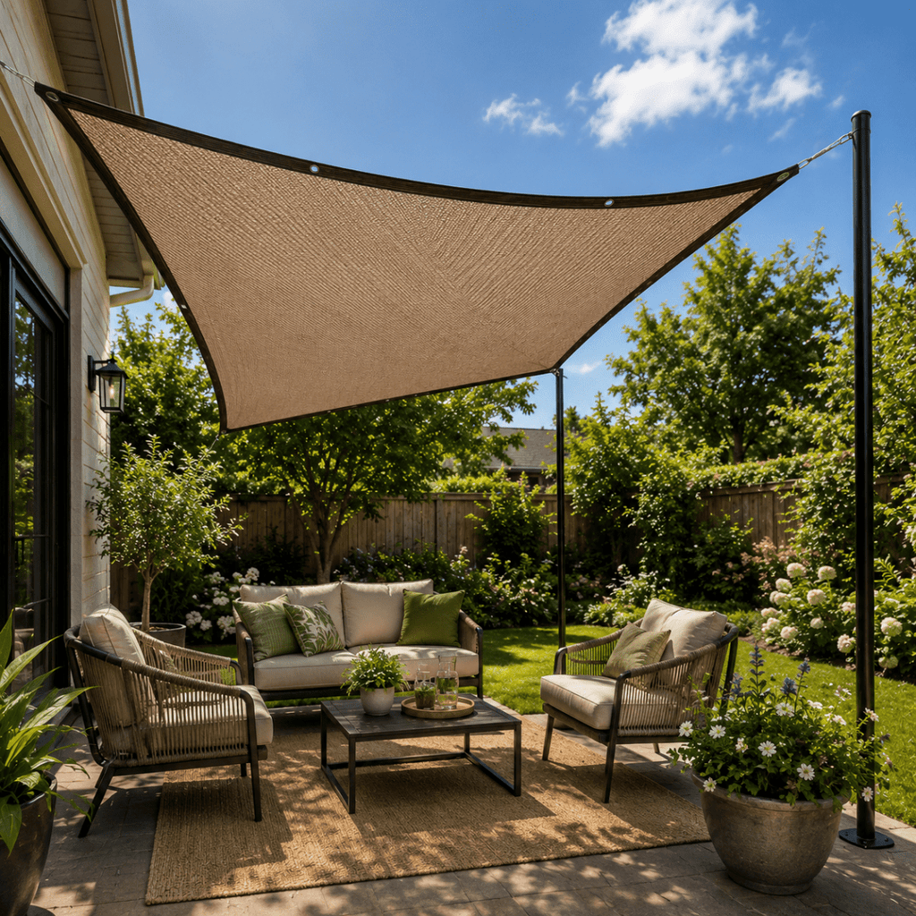 Shading solution for plants and outdoor comfort
