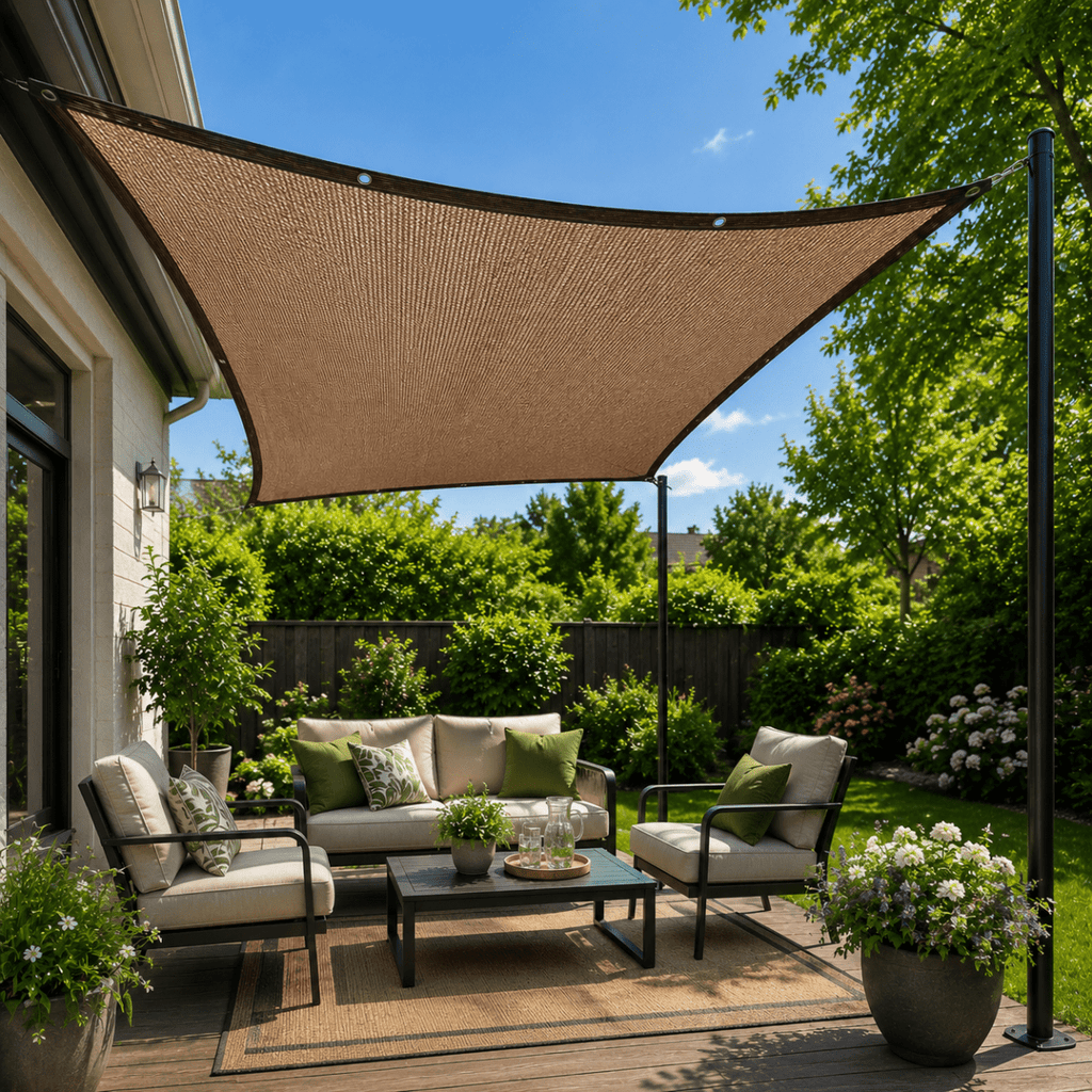 Shading solution for plants and outdoor comfort
