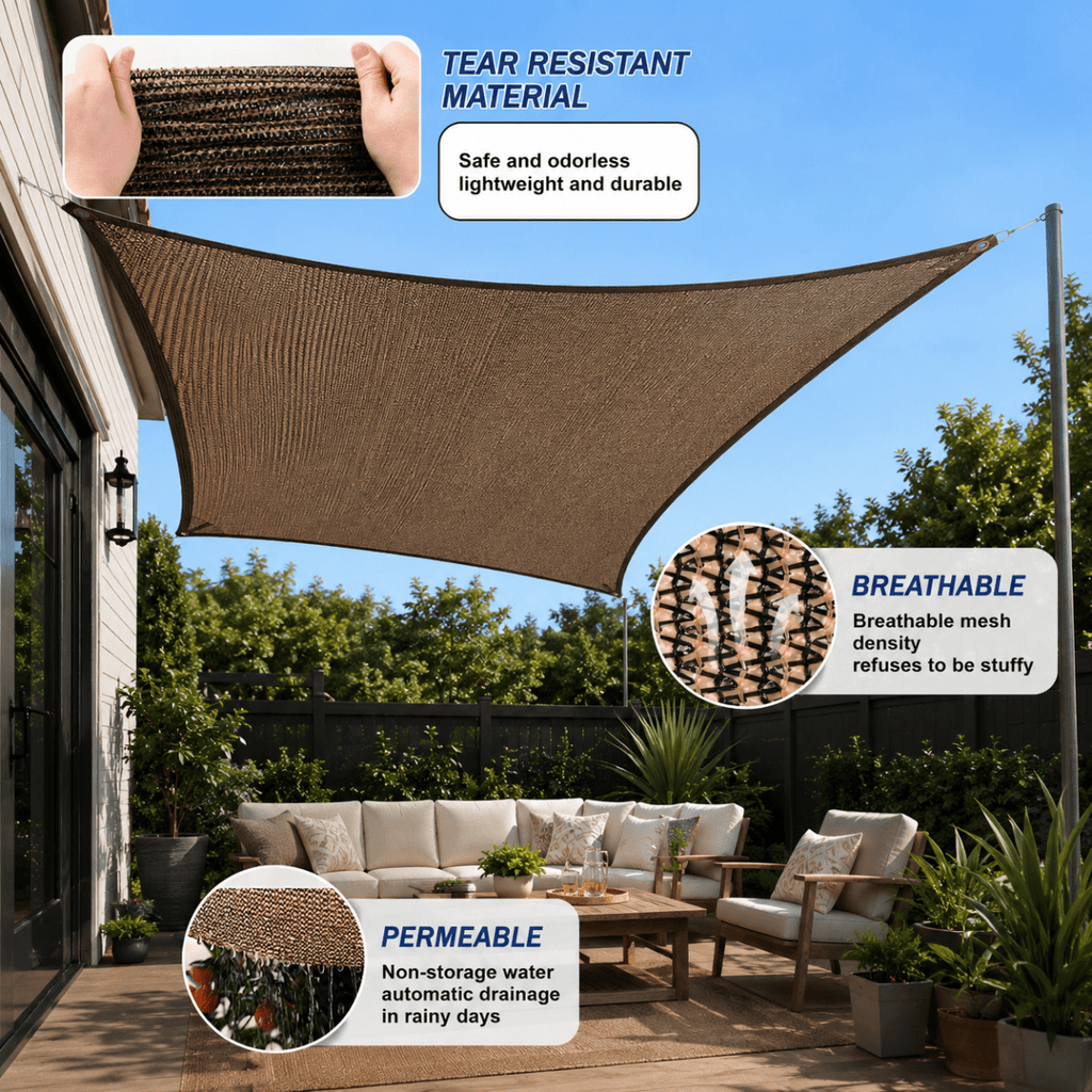 Shading solution for plants and outdoor comfort