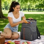 Insulated Cooler Backpack for Fresh Drinks and Snacks On the Go