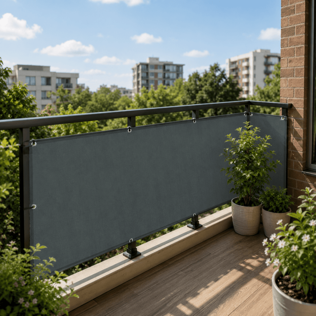 Ochranná clona pro větší soukromí na balkóně a terase