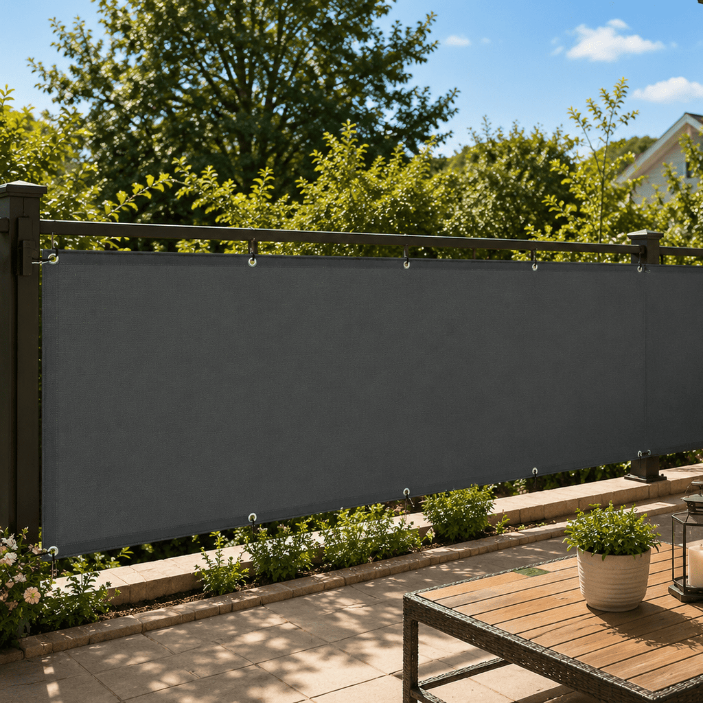 Ochranná clona pro větší soukromí na balkóně a terase