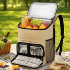 Insulated Cooler Backpack for Fresh Food and Drinks