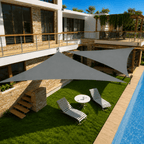 UV-protective sunshade sail for terrace, yard & garden