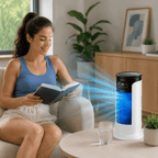 Evaporative air cooler for pleasant everyday freshness