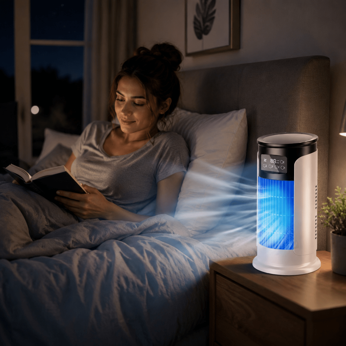 Mobile air conditioner for refreshing cooling every day