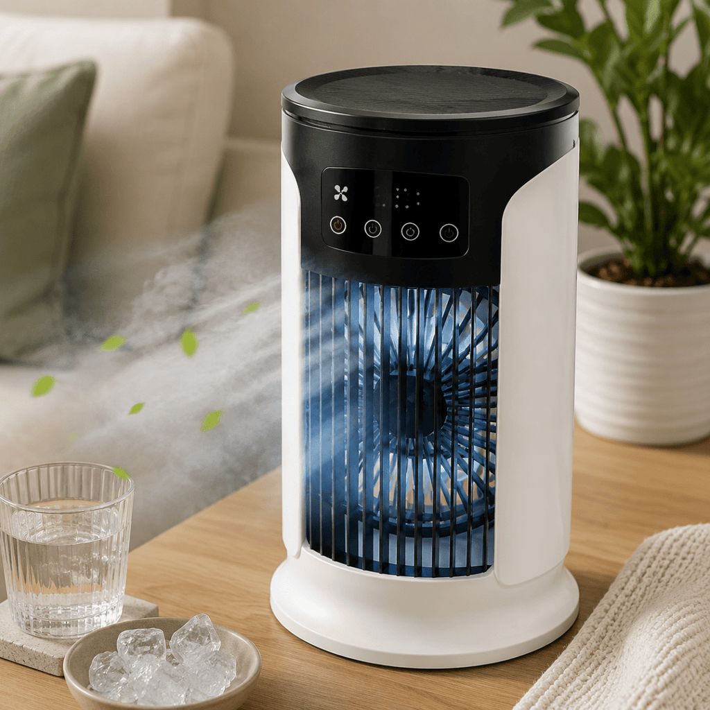 3-in-1 air cooler for refreshment and comfort