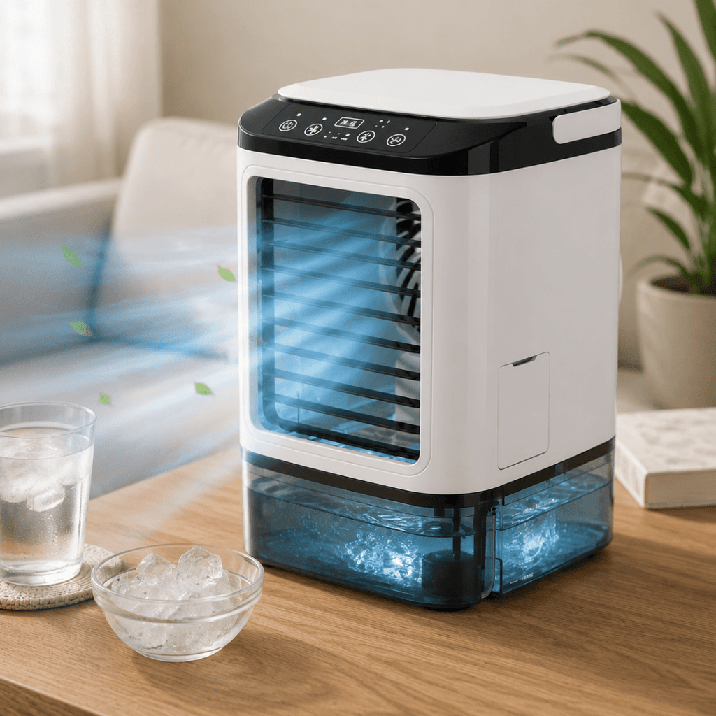 3-in-1 air cooler for pleasant room cooling in summer