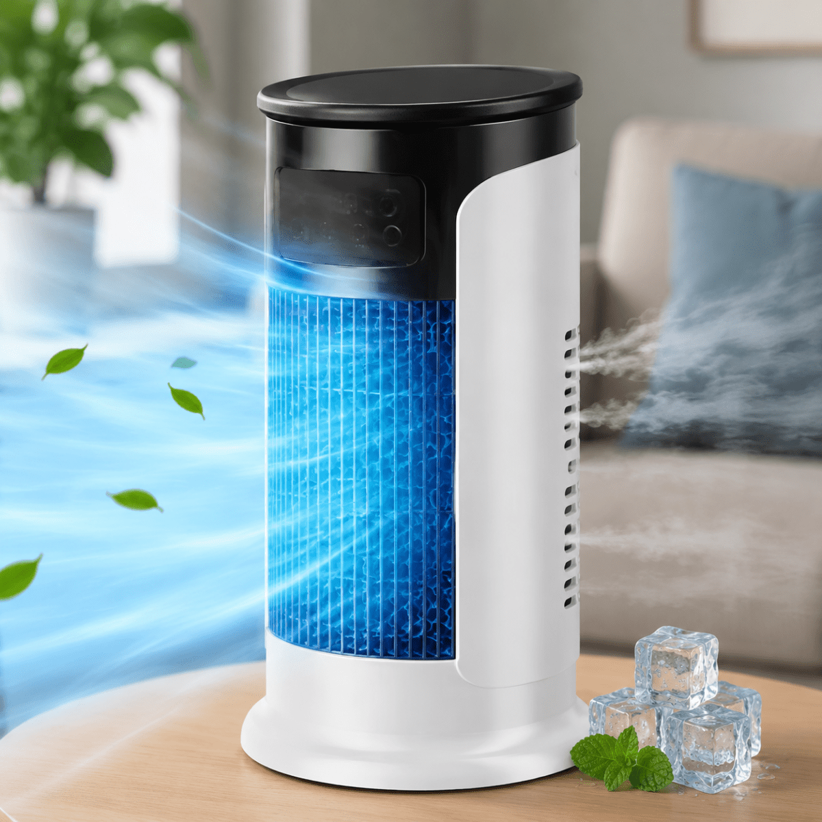 Evaporative air cooler for pleasant everyday freshness