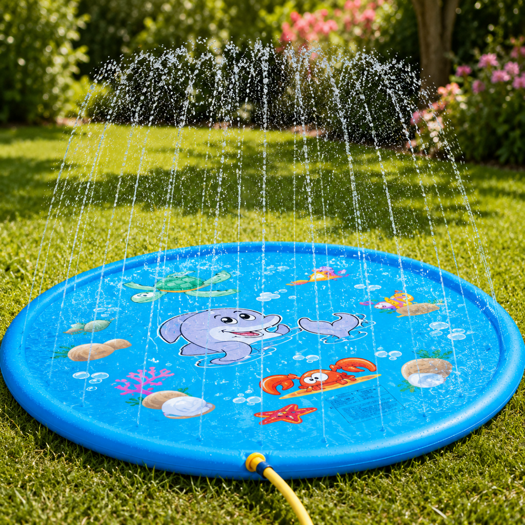 Inflatable PVC Water Splash Mat for Summer Outdoor Fun