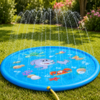 Inflatable PVC Water Splash Mat for Summer Outdoor Fun