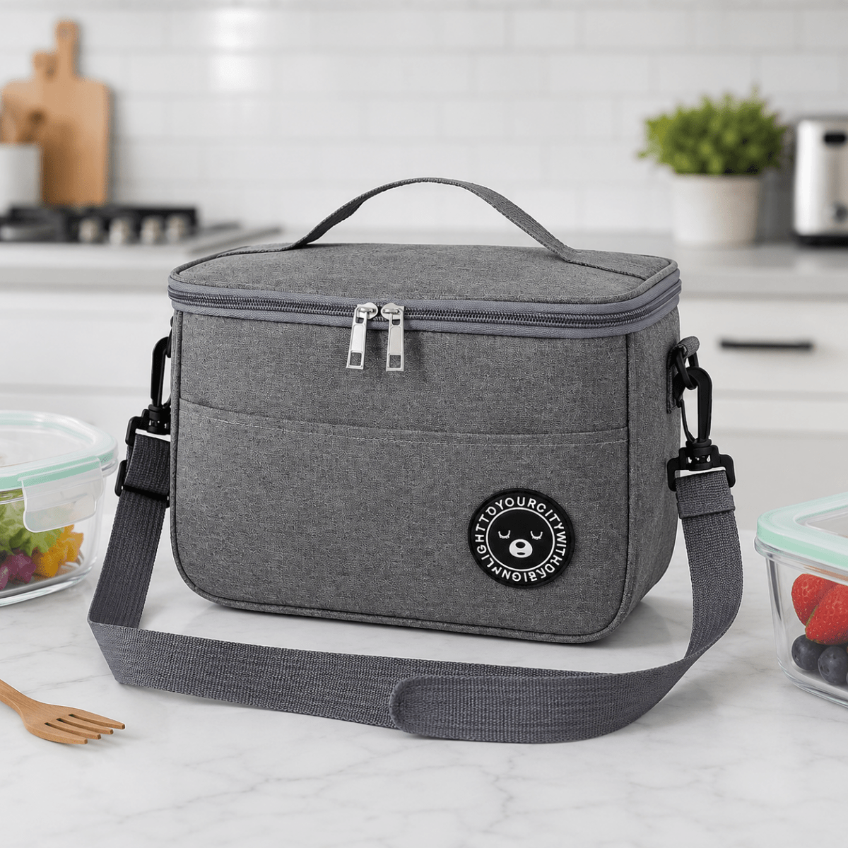 Insulated Cooler Bag for Snacks, Drinks, and Meals
