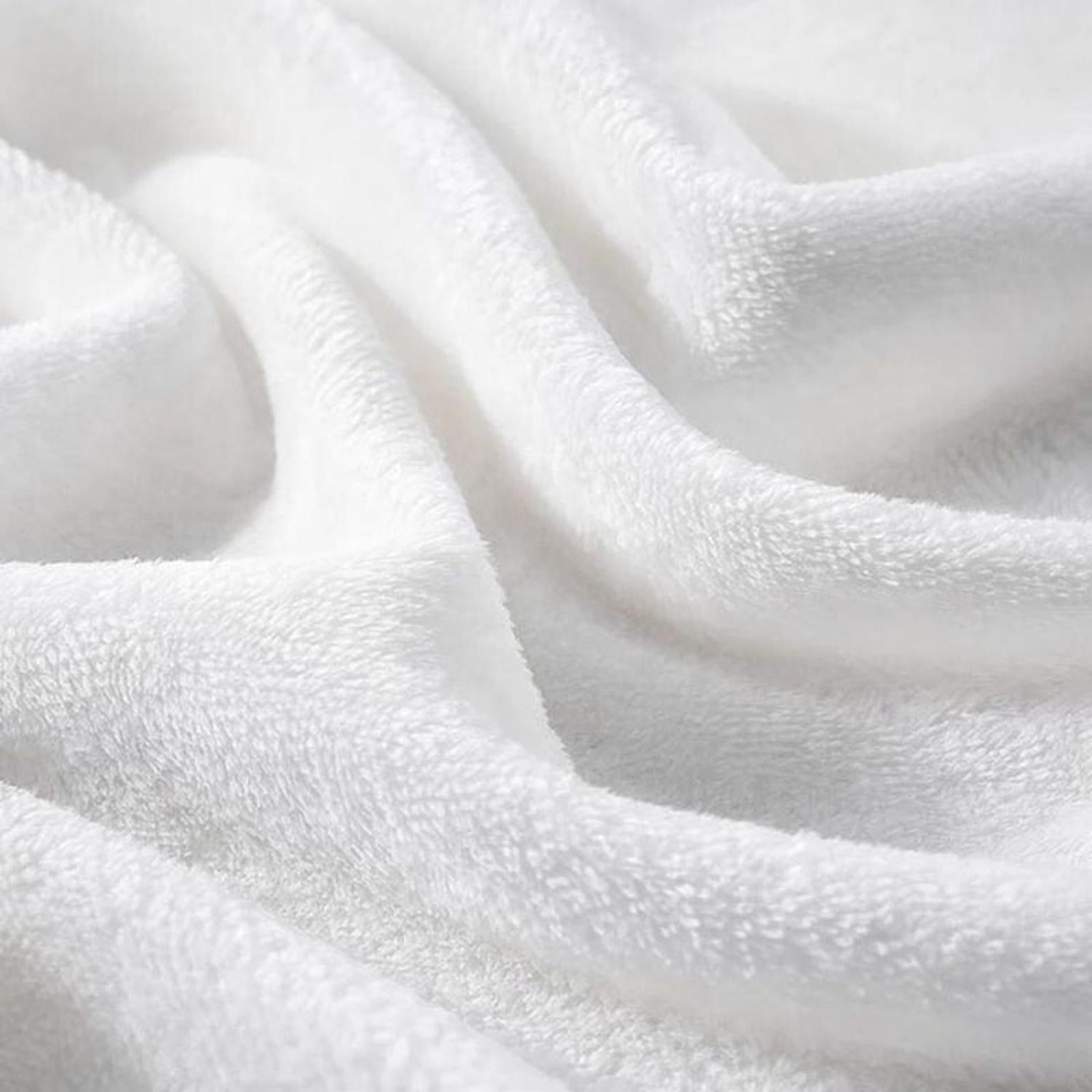 黒と白の市松模様の綿入り毛布