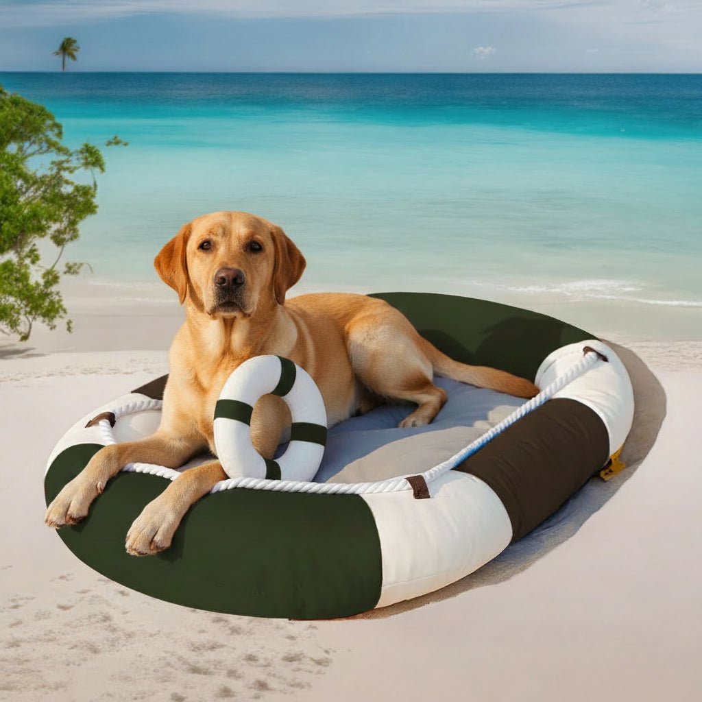 Chill Raft - Bootförmiges Haustierbett mit Kühlendem Komfort und Rutschfester Unterseite 10