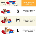 Boot-shaped pet bed with cooling comfort and non-slip bottom