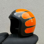 Casco de motocicleta retro AeroGuard certificado DOT y ECE