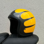Casco de motocicleta retro AeroGuard certificado DOT y ECE