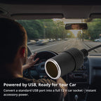 VoltMate USB から 12V 車用ソケット変換器 携帯機器用