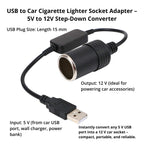 VoltMate USB から 12V 車用ソケット変換器 携帯機器用