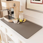 Super Absorbent Coffee Bar Mat With Stain Free Quick Drying And Easy Cleaning