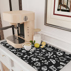 Super Absorbent Coffee Bar Mat With Stain Free Quick Drying And Easy Cleaning