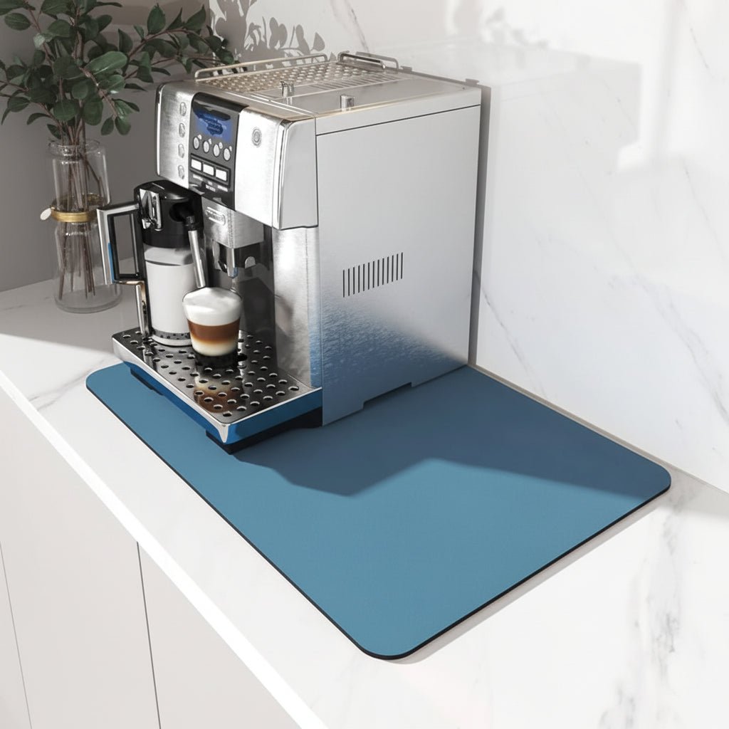 Super Absorbent Coffee Bar Mat With Stain Free Quick Drying And Easy Cleaning