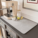 Super Absorbent Coffee Bar Mat With Stain Free Quick Drying And Easy Cleaning