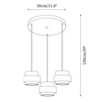 Aurelian travertin függeszték diófa szalaggal