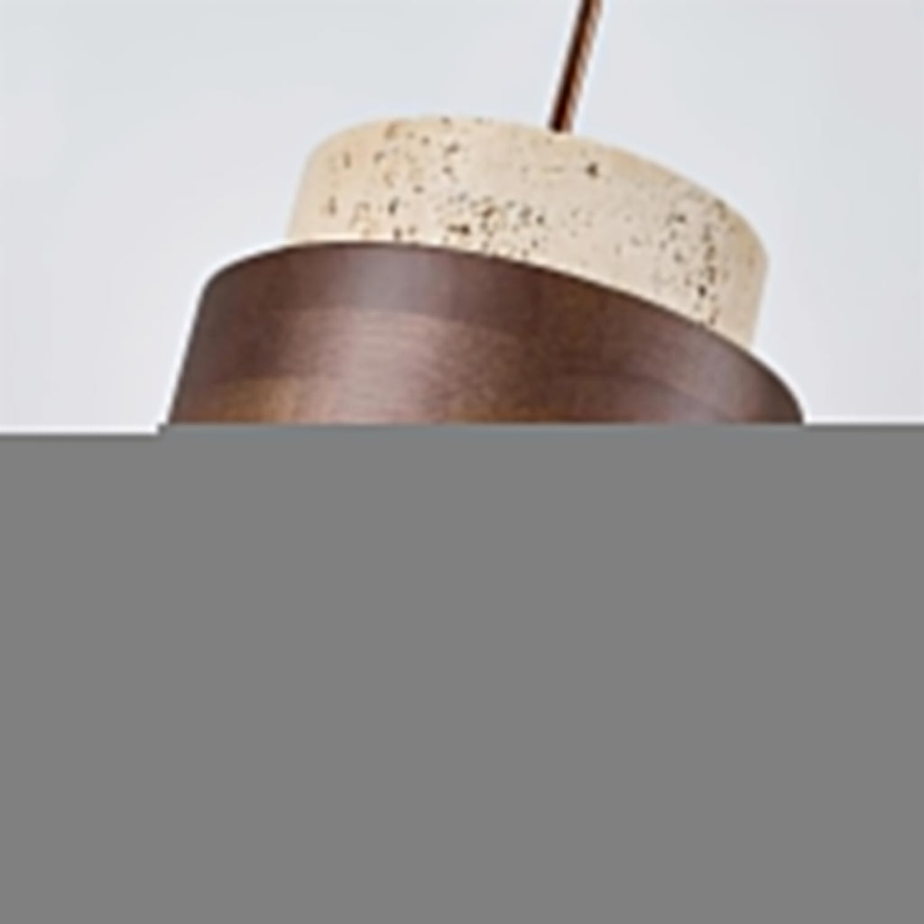 Aurelian travertin függeszték diófa szalaggal