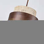 Aurelian travertin függeszték diófa szalaggal