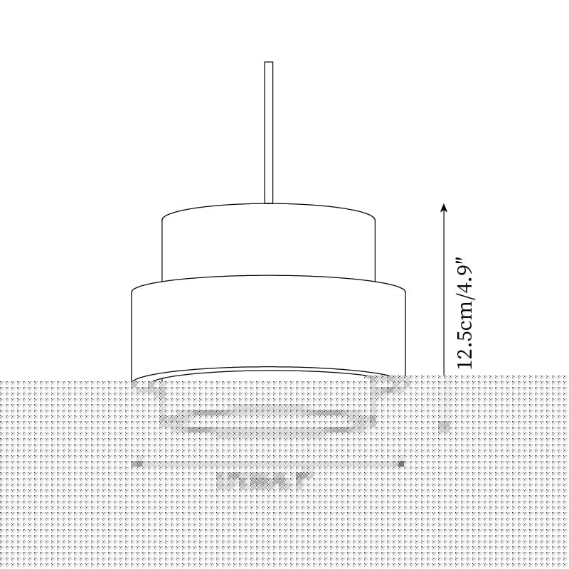 Aurelian travertin függeszték diófa szalaggal