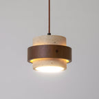 Aurelian travertin függeszték diófa szalaggal