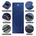 Trailease Lightweight Sleeping Bag For Campers Compact And Warm