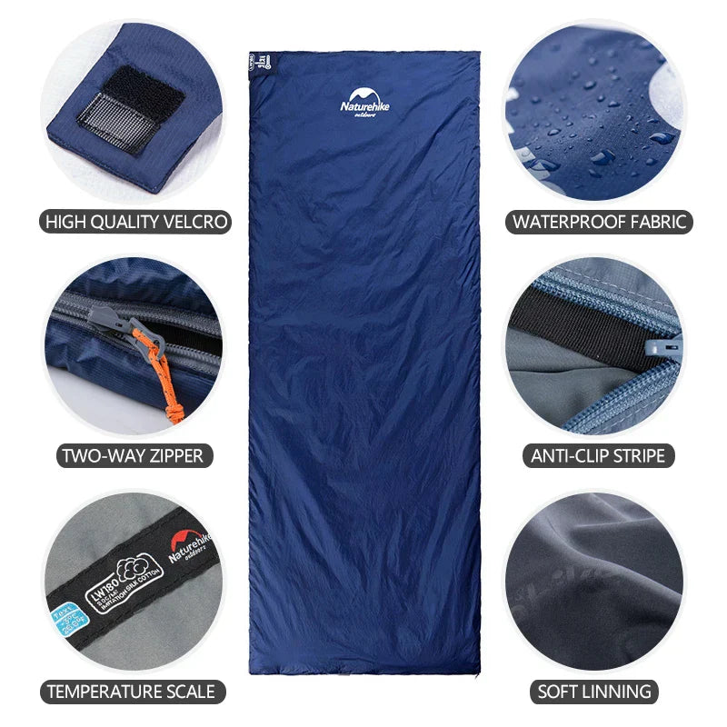 Trailease Lightweight Sleeping Bag For Campers Compact And Warm