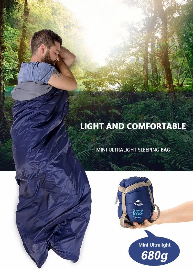 Trailease Lightweight Sleeping Bag For Campers Compact And Warm