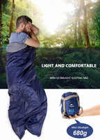 Trailease Lightweight Sleeping Bag For Campers Compact And Warm