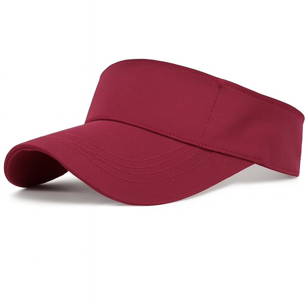 Unisex Solid Color Sun Protection Sports Cap - Lightweight Outdoor Visor for Baseball, Tennis, Golf, and Casual Wear