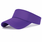 Unisex Solid Color Sun Protection Sports Cap - Lightweight Outdoor Visor for Baseball, Tennis, Golf, and Casual Wear